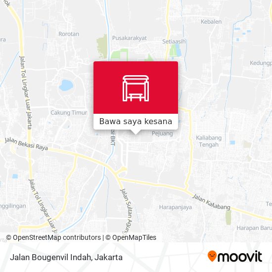 Peta Jalan Bougenvil Indah