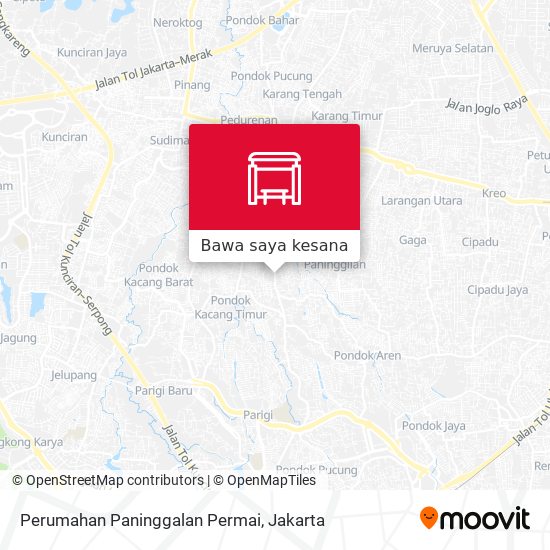 Peta Perumahan Paninggalan Permai