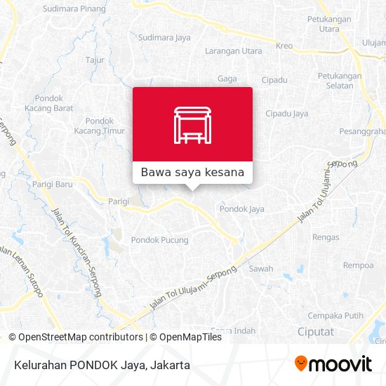 Peta Kelurahan PONDOK Jaya