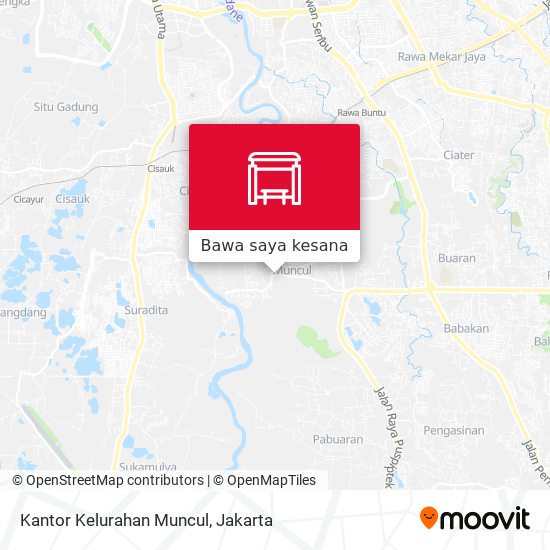 Peta Kantor Kelurahan Muncul