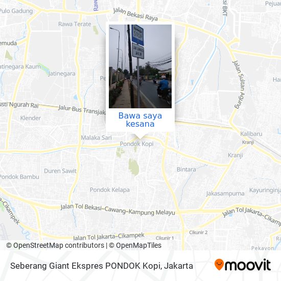 Peta Seberang Giant Ekspres PONDOK Kopi