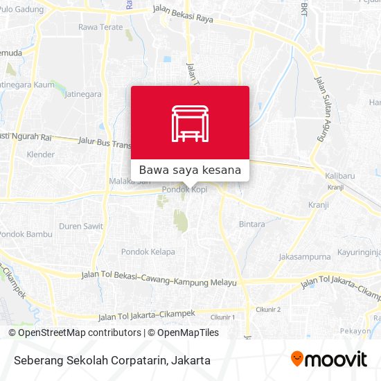 Peta Seberang Sekolah Corpatarin