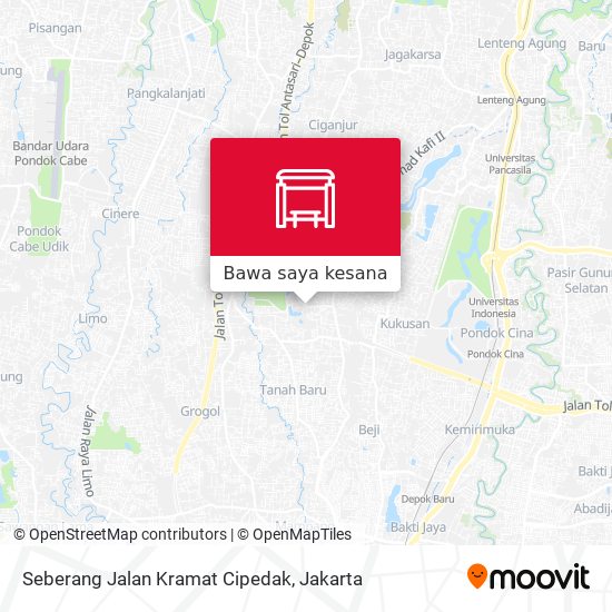 Peta Seberang Jalan Kramat Cipedak