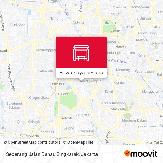 Peta Seberang Jalan Danau Singkarak