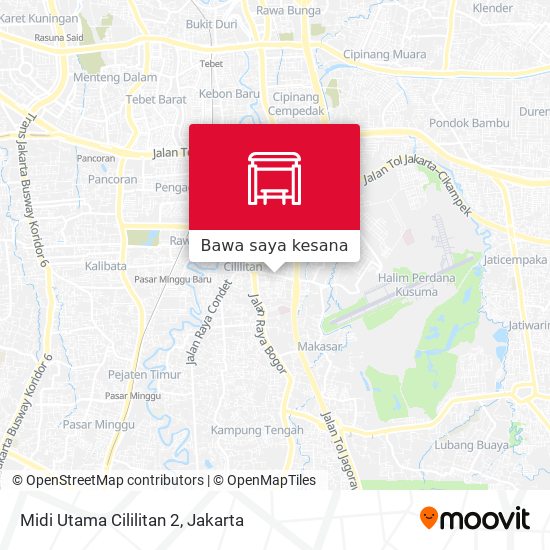 Peta Midi Utama Cililitan 2