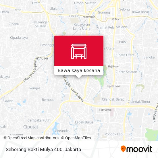 Peta Seberang Bakti Mulya 400