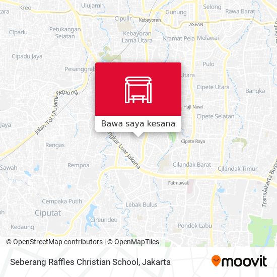 Peta Seberang Raffles Christian School