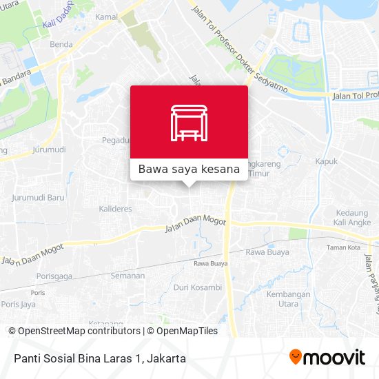 Peta Panti Sosial Bina Laras 1