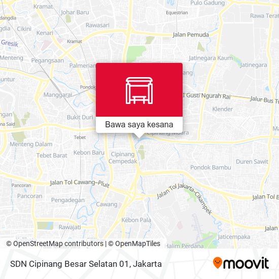 Peta SDN Cipinang Besar Selatan 01