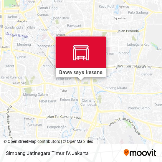 Peta Simpang Jatinegara Timur IV