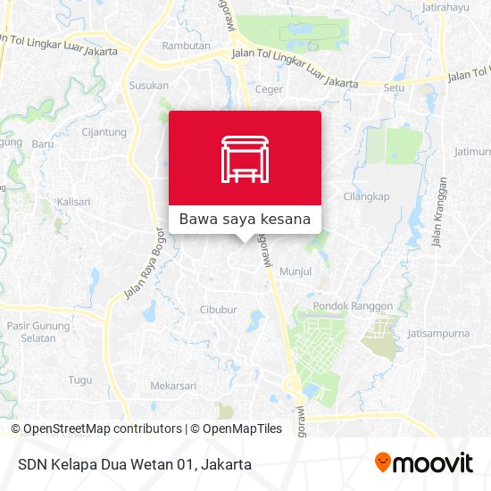 Peta SDN Kelapa Dua Wetan 01