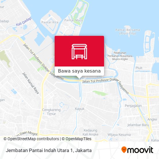 Peta Jembatan Pantai Indah Utara 1