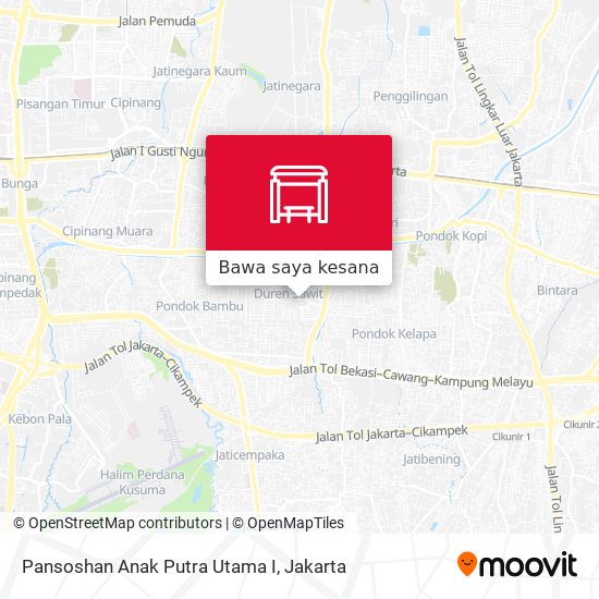 Peta Pansoshan Anak Putra Utama I
