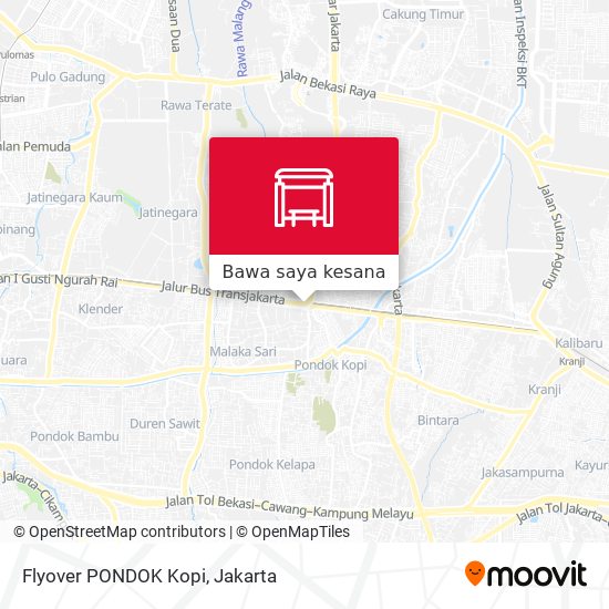 Peta Flyover PONDOK Kopi