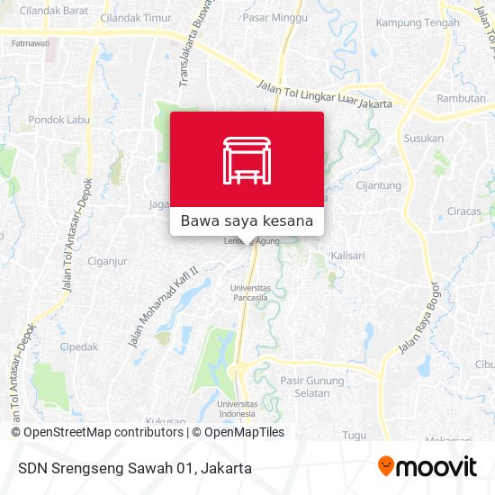 Peta SDN Srengseng Sawah 01