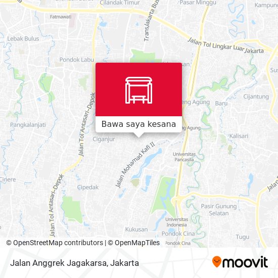 Peta Jalan Anggrek Jagakarsa