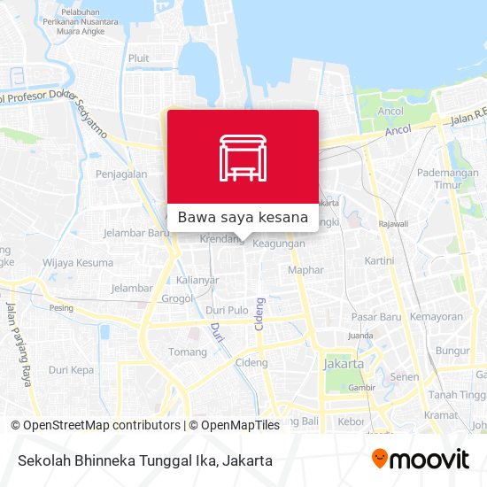 Peta Sekolah Bhinneka Tunggal Ika