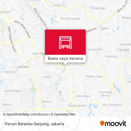 Peta Perum Beranda Serpong