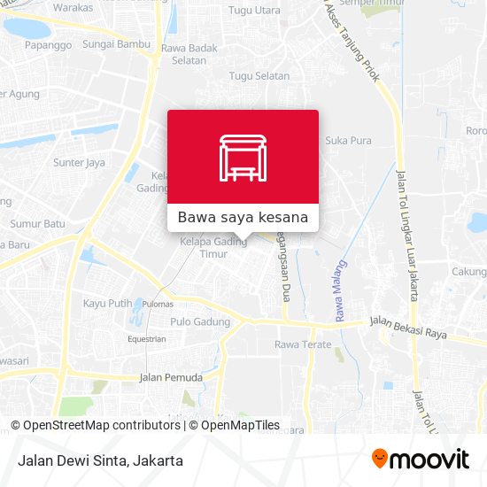 Peta Jalan Dewi Sinta