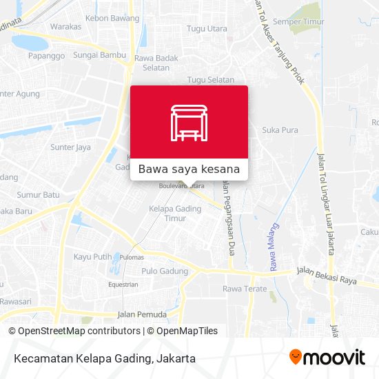 Peta Kecamatan Kelapa Gading