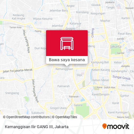 Peta Kemanggisan Ilir GANG III