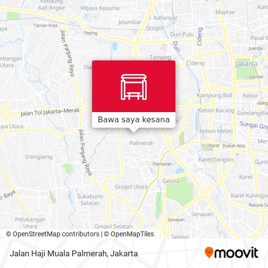 Peta Jalan Haji Muala Palmerah