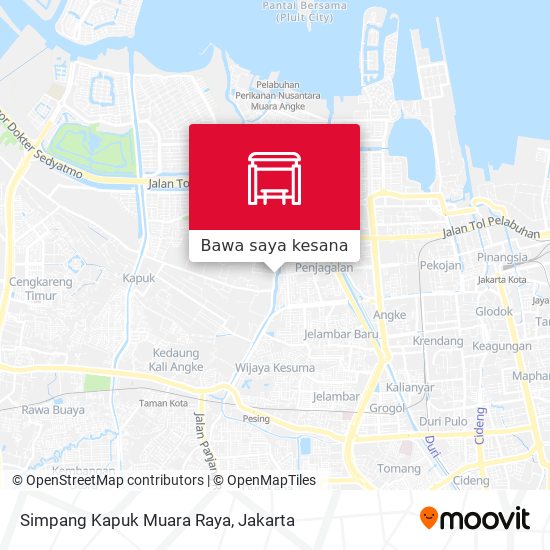 Peta Simpang Kapuk Muara Raya