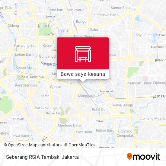 Peta Seberang RSIA Tambak