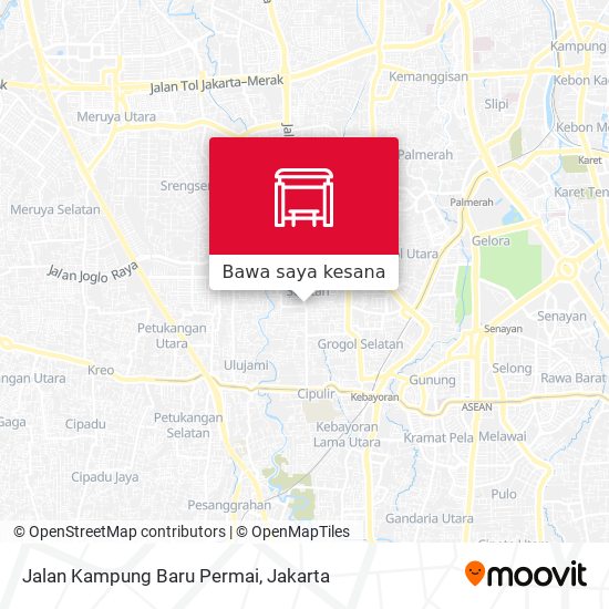 Peta Jalan Kampung Baru Permai