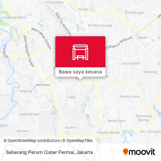 Peta Seberang Perum Ciater Permai