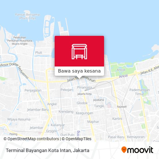 Peta Terminal Bayangan Kota Intan