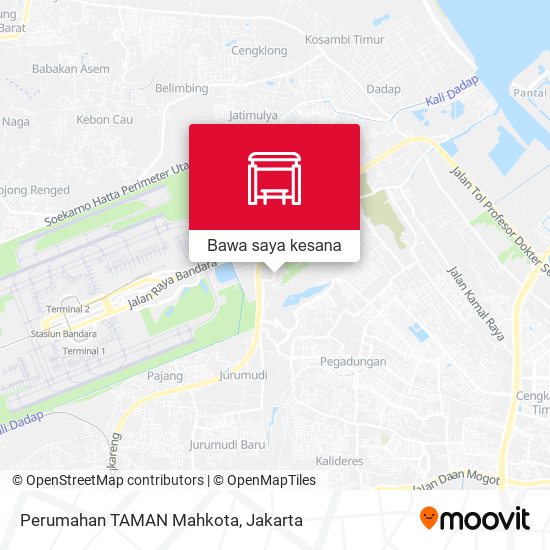 Peta Perumahan TAMAN Mahkota