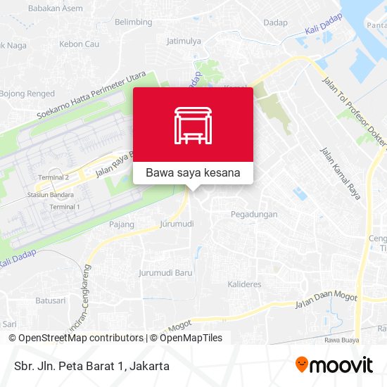 Peta Sbr. Jln. Peta Barat 1