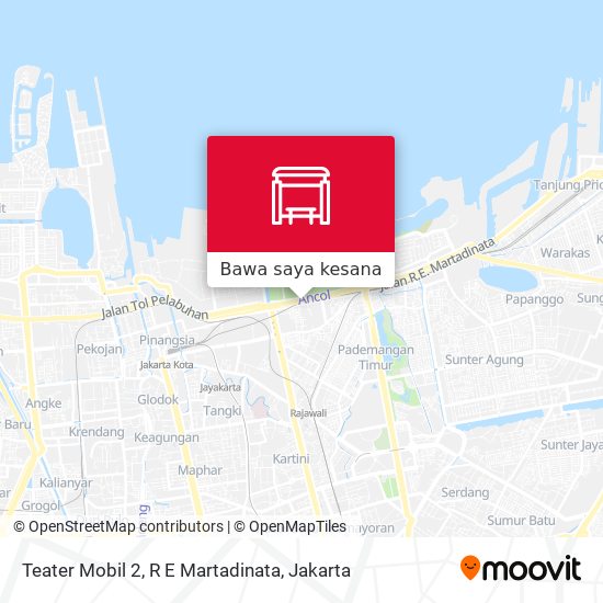 Peta Teater Mobil 2, R E Martadinata