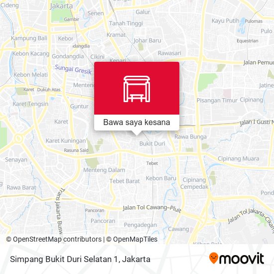 Peta Simpang Bukit Duri Selatan 1