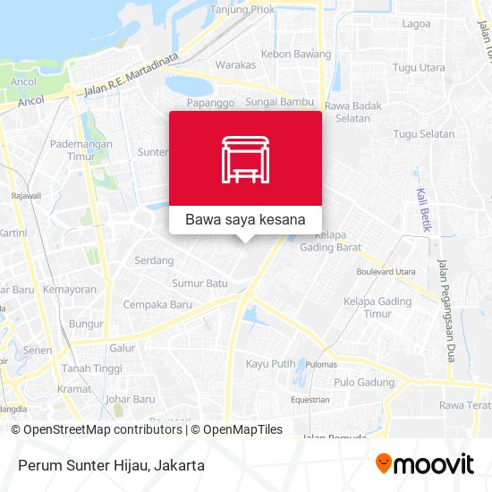 Peta Perum Sunter Hijau