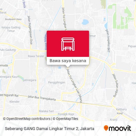 Peta Seberang GANG Damai Lingkar Timur 2