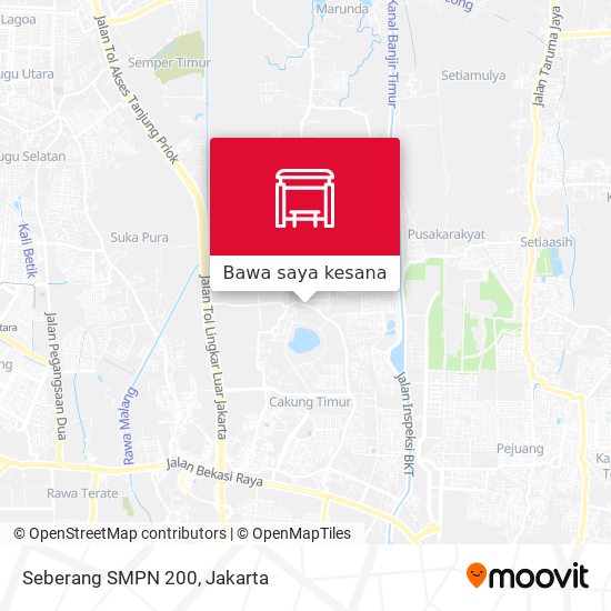 Peta Seberang SMPN 200