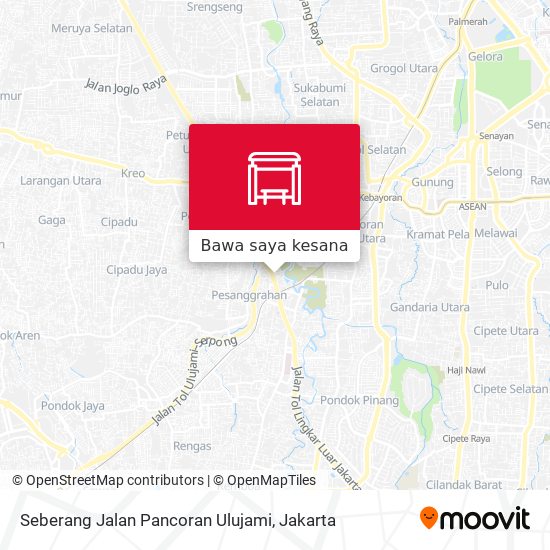 Peta Seberang Jalan Pancoran Ulujami
