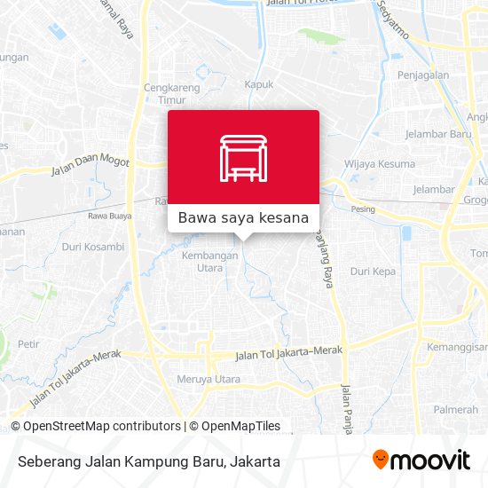Peta Seberang Jalan Kampung Baru