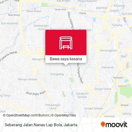 Peta Seberang Jalan Nanas Lap Bola