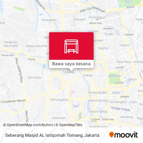 Peta Seberang Masjid AL Istiqomah Tomang