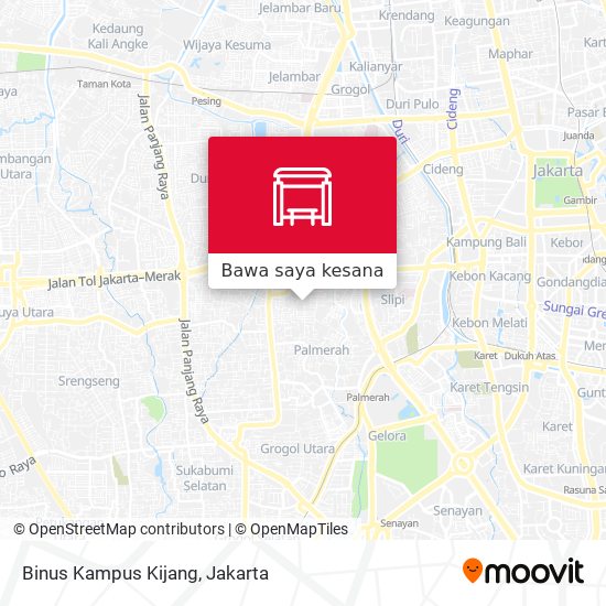 Peta Binus Kampus Kijang