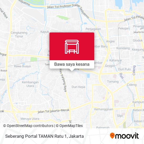 Peta Seberang Portal TAMAN Ratu 1