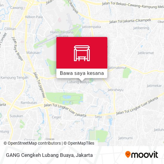 Peta GANG Cengkeh Lubang Buaya