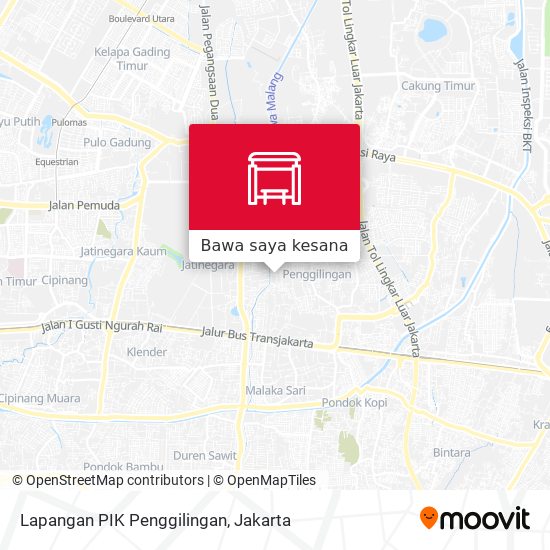Peta Lapangan PIK Penggilingan