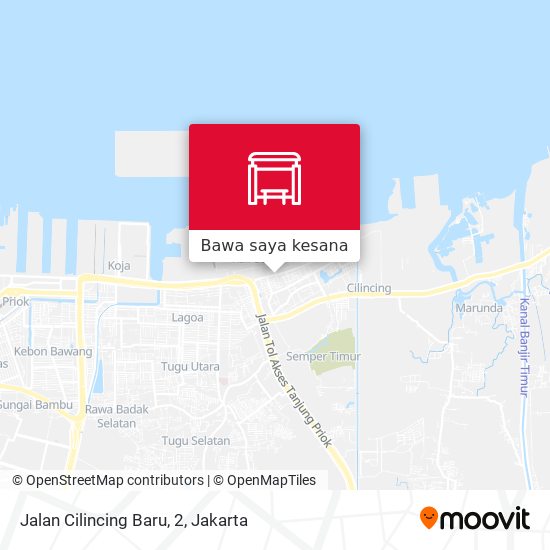 Peta Jalan Cilincing Baru, 2