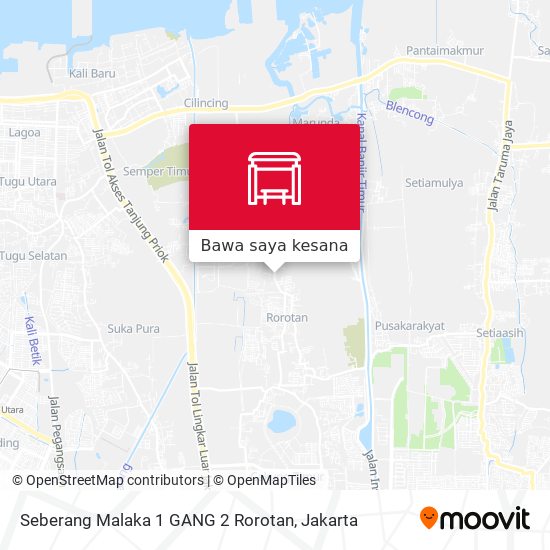 Peta Seberang Malaka 1 GANG 2 Rorotan