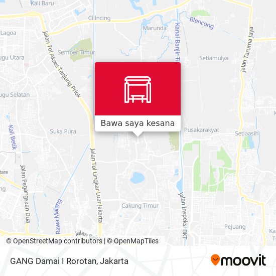 Peta GANG Damai I Rorotan