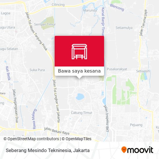 Peta Seberang Mesindo Tekninesia